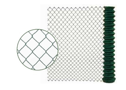 Grillage vert simple torsion maille 50x50mm, 1.20m x 25m