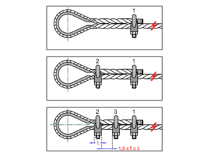 Lot de 10 serre-câbles zingués – Image 3
