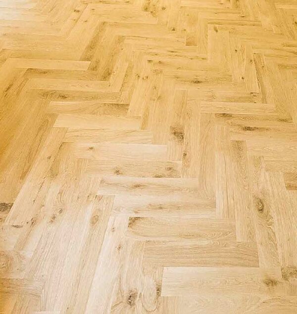 Parquet Chêne contrecollé 14x120 mm en 60 cm - Choix Campagne - Bâton rompu – Image 2