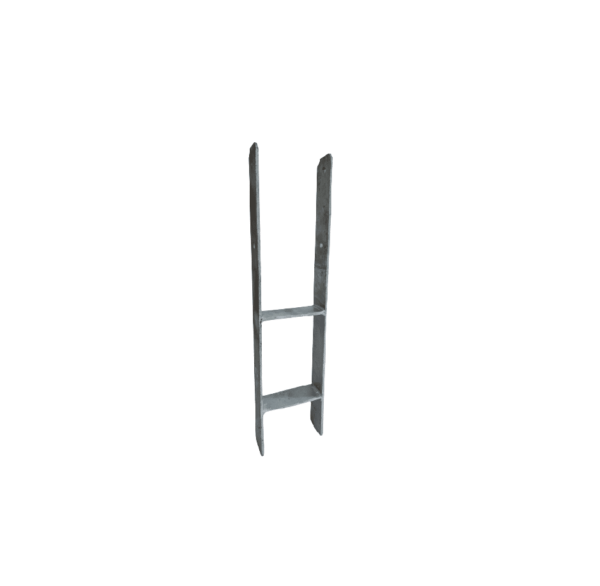 Support de poteau 120x120 à sceller – Image 1