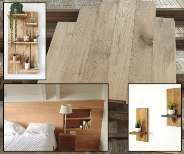 Planches de chêne rabotées (vendu au mètre linéaire)