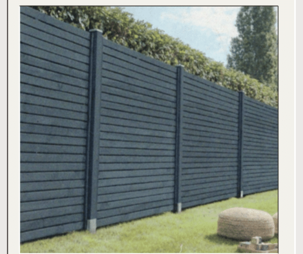 Ecran occultant "ISYA" gris anthracite 176 x 180 cm