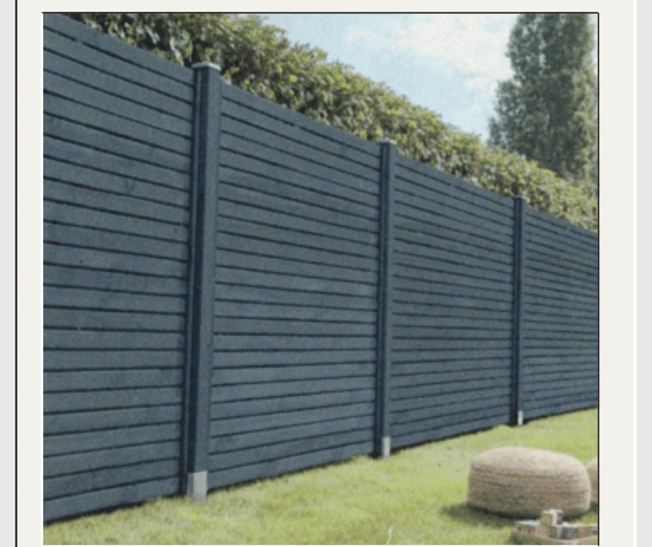Ecran occultant "ISYA" gris anthracite 176 x 180 cm – Image 1