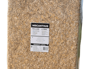 Paillis de Miscanthus en ballot de 15 kg (140 L) – Image 3