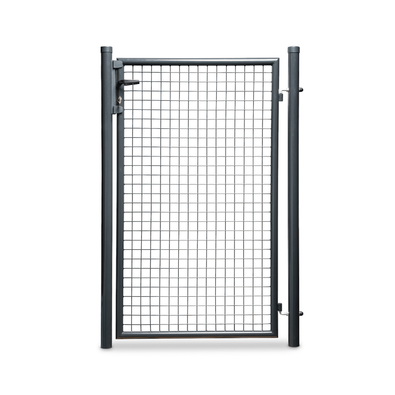 Portillon standard gris RAL 7016 - 0,90 m de passage – Image 1