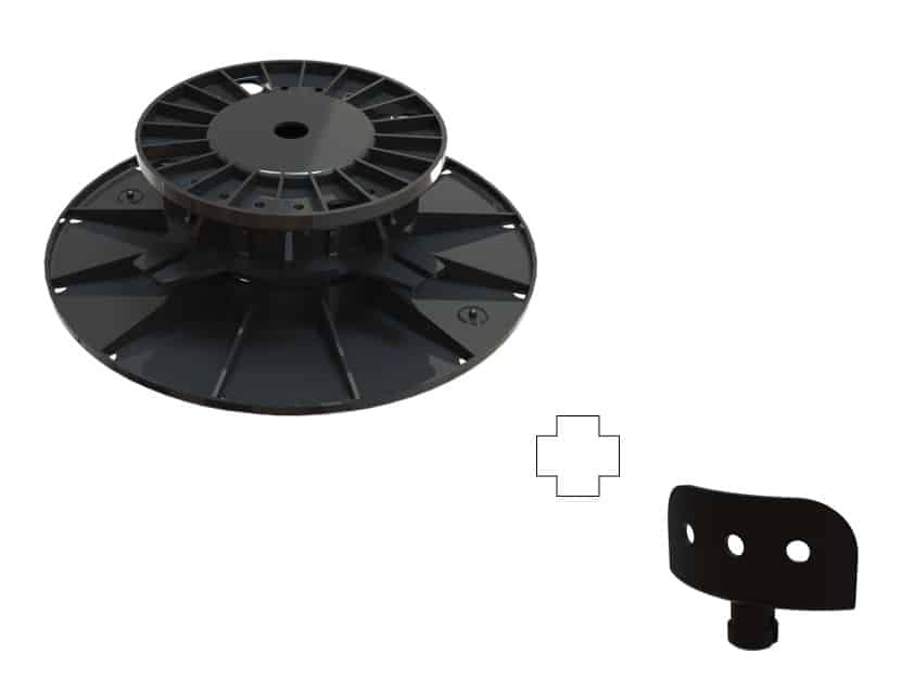 Plot terrasse hauteur 60 à 90 mm – Image 2